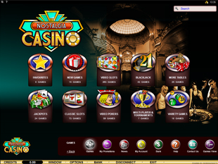 Nostalgia Casino Lobby