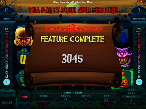 free Alaxe in Zombieland tea party feature total prize
