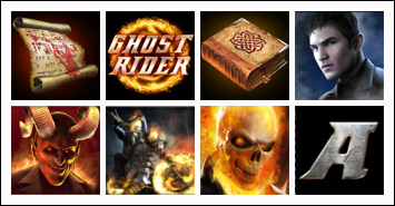 free Ghost Rider slot game symbols