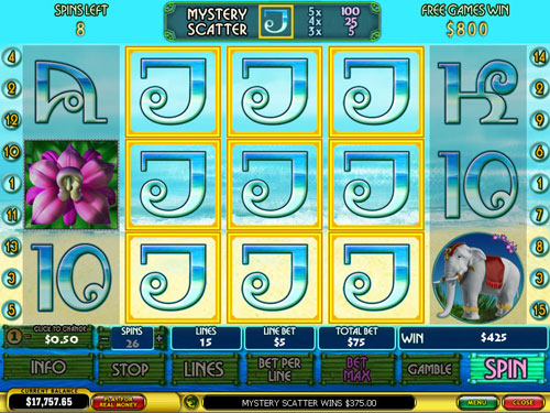 free Thai Paradise free spins mystery scatter win