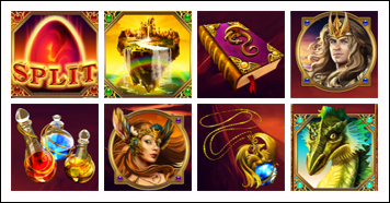 free Dragon Kingdom slot game symbols