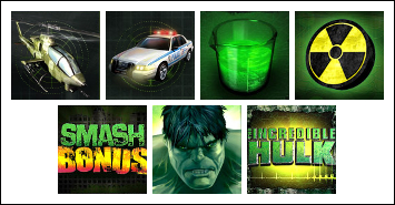 free The Incredible Hulk slot game symbols