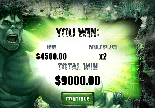 free The Incredible Hulk Bonus Feature Winning
