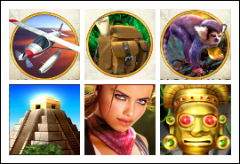 free Azteca slot game symbols