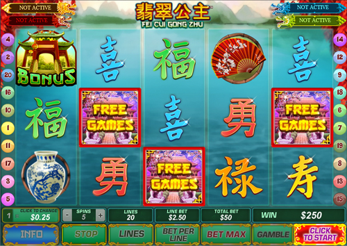 free Fei Cui Gong Zhu free spins feature