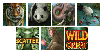 free Wild Orient slot game symbols