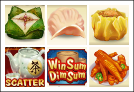 free Win Sum Dim Sum slot game symbols