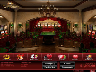 WinPalace Casino Lobby