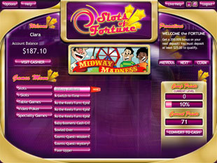 Slots of Fortune Casino Lobby