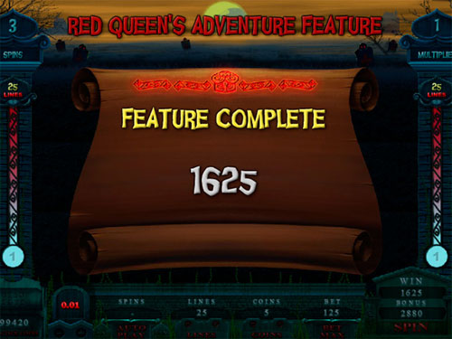 free Alaxe in Zombieland slot red queen's adventure total prize