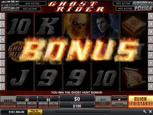 free Ghost Rider free games twister feature
