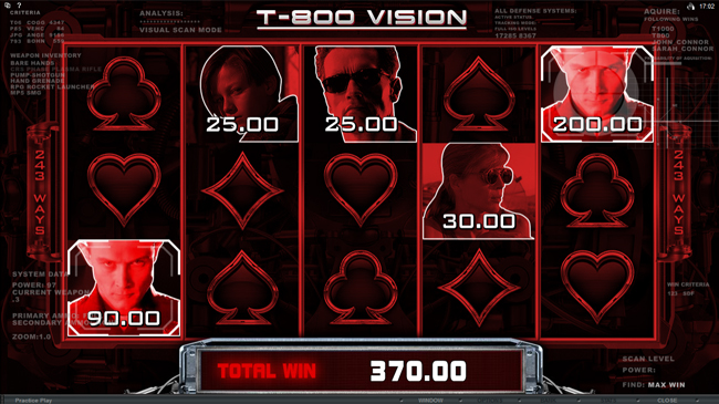 free Terminator 2 slot T-800 Vision