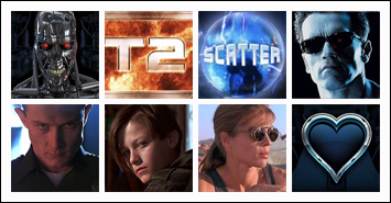 free Terminator 2 slot game symbols