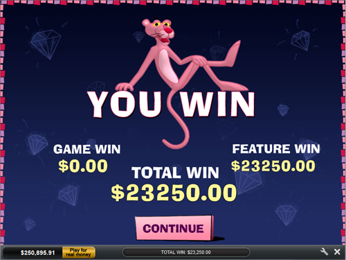 free Pink Panther Win