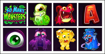 free So Many Monsters slot game symbols