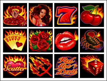 free Red Hot Devil slot game symbols