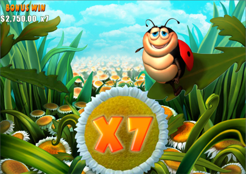 free Happy Bugs bonus game