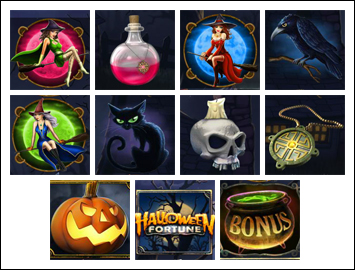 free Halloween Fortune slot game symbols