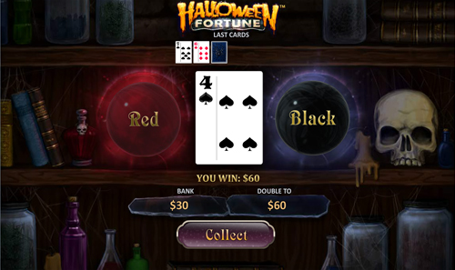 free Halloween Fortune gamble feature
