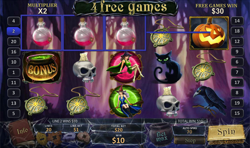 free Halloween Fortune free spins