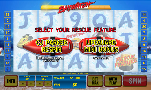 free Baywatch Bonus Choice - Rescue Features