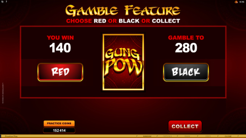 free Gung Pow gamble feature