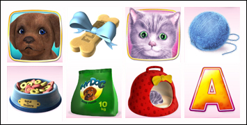 free Cute & Fluffy slot game symbols
