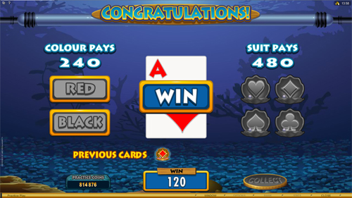 free Fish Party gamble feature