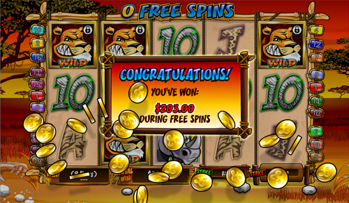 free Wild Gambler 8 free games win