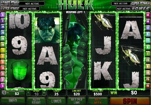 free The Incredible Hulk Wild Symbol