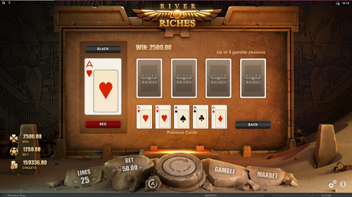 free River of Riches gamble feature