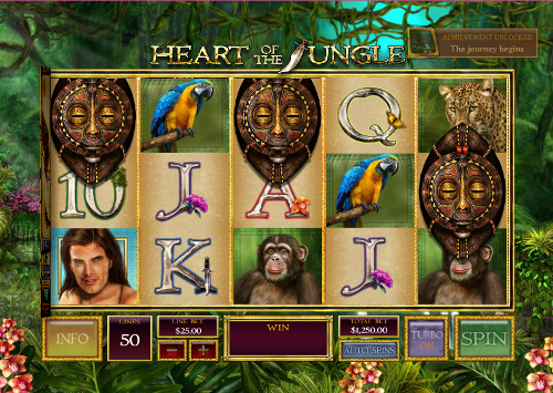 free Heart of the Jungle free spins feature