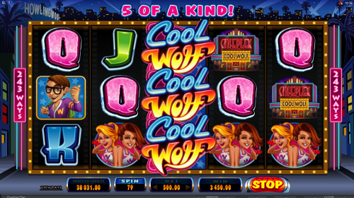 free Cool Wolf 5 of a Kind