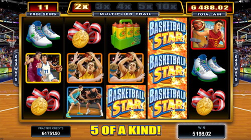 free Basketball Star 5 of a Kind