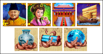 free The Great Ming Empire slot game symbols