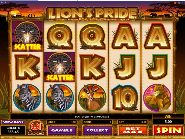 free Lion's Pride slot bonus feature