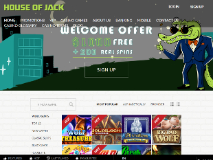 House of Jack Casino Home